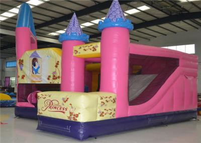 Encerado bonito do PVC 0.55mm de Inflatables da casa da princesa Toddler Commercial Bounce