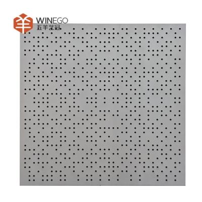 Eco-Friendly And High NRC Aluminum Perforated Acoustic Panel For Rooms