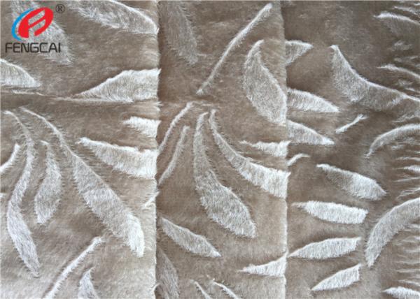 Tela de estofamento esmagada gravada flor de veludo do sofá da tela da veludinha para a matéria têxtil home