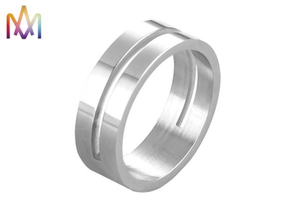 1mm Thickness Mens Stainless Steel Wedding Rings