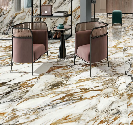 Изоляция жары шифера пола душевой плитки фарфора золотистого черного застекленная керамическая деревянная