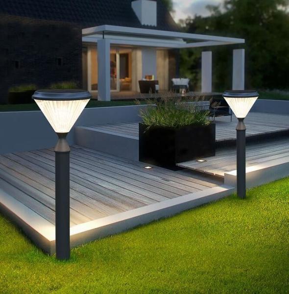 20ah Villa 3W Solar Garden Lights Painted Matte Outdoor Landscape Gate Decoration