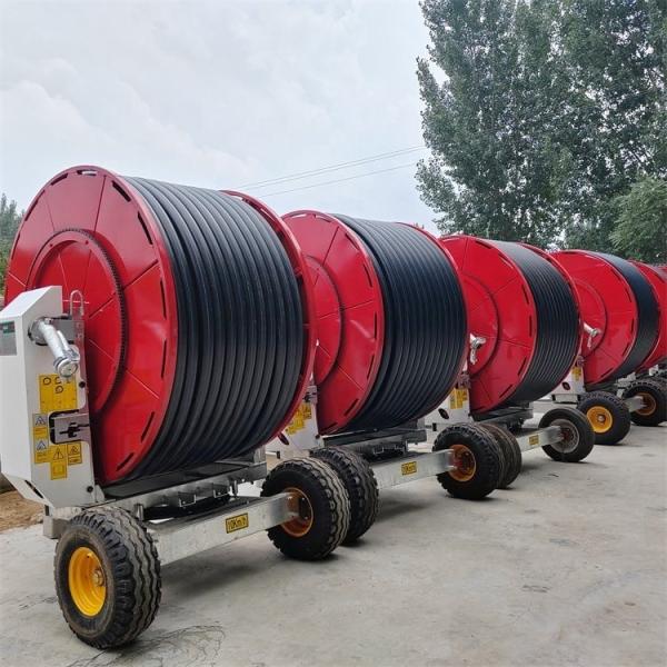 Metal Agricultural Farm Irrigation System Hose Reel Sprinkler with 75 cm Diameter and Metal Construction