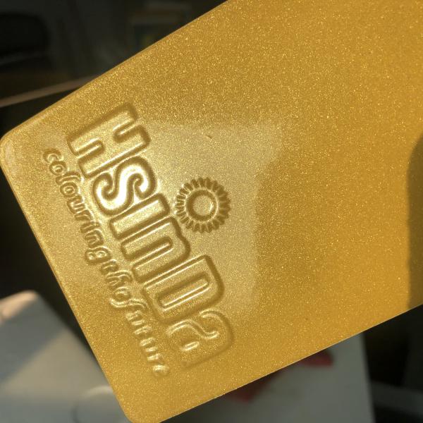 Gold Glittering Powder Coating Spray Paint Varnish For Automotive Parts