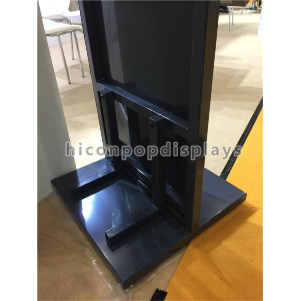 3 - Row Metal Stone Sample Display Racks For Tile Trade Show / Exhibition Advertising