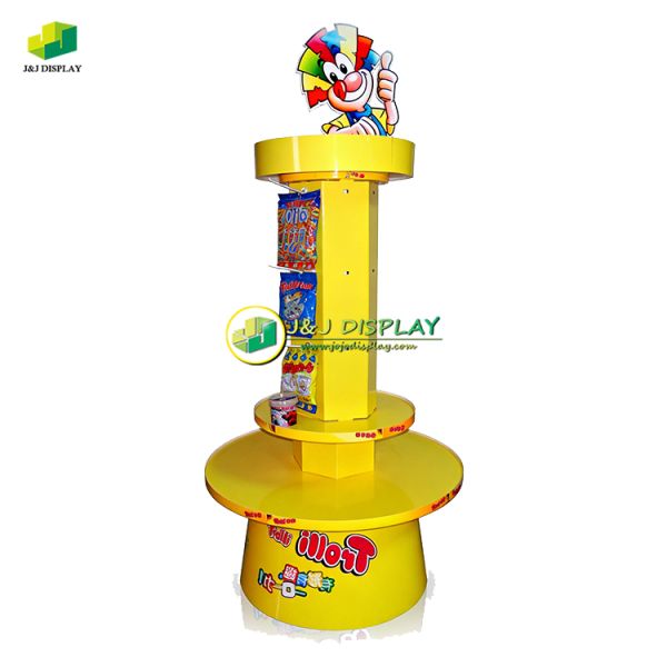 Promotion Floor Display Stand Corrugated CMYK Printing For Advertising