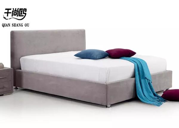 Modern classic linen platform bedroom soft bed bed