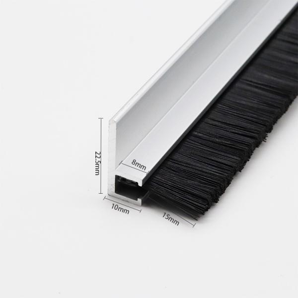 Nylon Plastic Wire Bristle Door Window Seal Strip Brush Dust Proof Heat Resistance