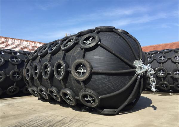 Dock Floating Pneumatic Rubber Yokohama Fender Inflatable 50Kpa 80Kpa