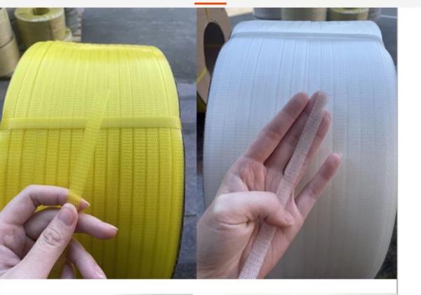 Environmental protection PP binding belt, PP packing belt, automatic PP machine with belt, tensile load 50-200KG