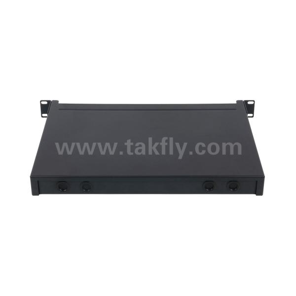 Fibra Óptica MPO Cassete MTP Patch Panel Alumínio Ligação Gerenciamento de Tipo Deslizante Para Data Center FTTX
