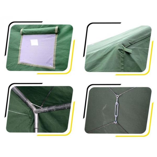 Covid-19 Emergency Relief Tent Water Proof Big Space White For Hospital