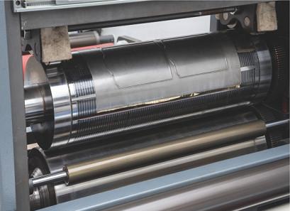 SR-350 Semi-Rotary Die Cutting And Slitting Machine 650mm Paper Die Cutting Machine