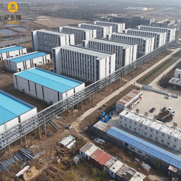 Modular Steel Frame Warehouse Prefabricated Buildings Q235 Q355 Sandwich Panel