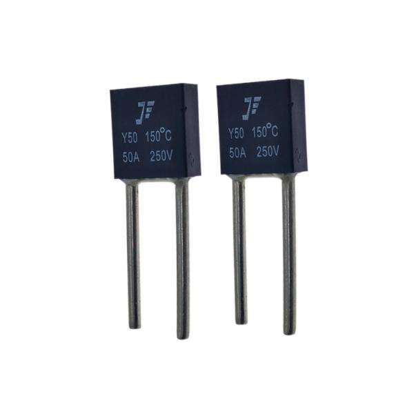 High Current Square Shaped Thermal Cutoff Fuse Links 40A 50A 250V 150C 190C