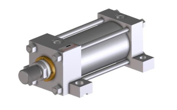 Industrial ATOS Hydraulic Cylinders Type CK With Double Acting Construction