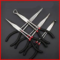 0 45 90 Degree Long Reach Snap Ring Pliers Straight 11 In Bent Needle Nose Pliers