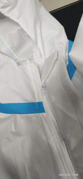 Nonwoven Disposable Protective Suit Surgical Custom Size Chemical Protective