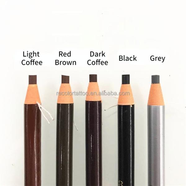 Private Label 1818 Peel-Off Pull Roll Paper Eyebrow Pencil Waterproof Long-Lasting 5-Color Permanent Makeup Accessories