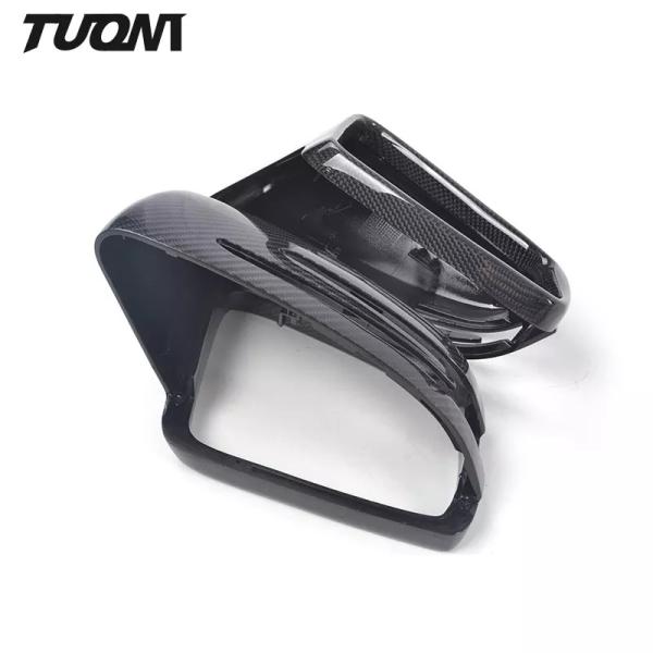 ABS Car Mirror Cover Carbon Fiber Side Rearview Mirror Cap For Mercedes Benz