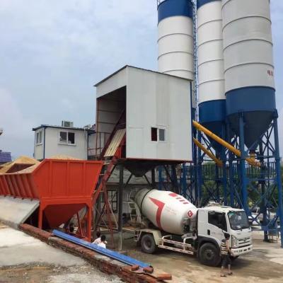 HZS50 Precast Concrete Batching Plant with JS750 Twin-shaft Mixer and Automatic Control System