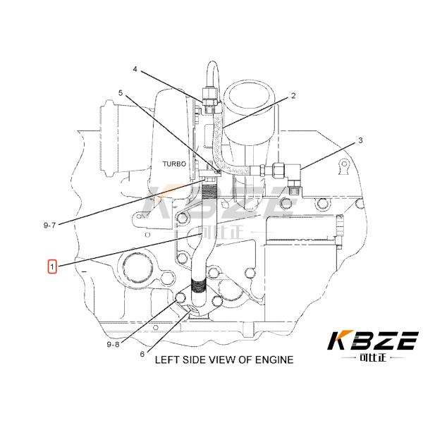 КБЗЕ CA2984566 298-4566 2984566 C.A.T экскаватор C4.4 EFI ДЕЛА ТУРБО НА ОЛЕЙ
