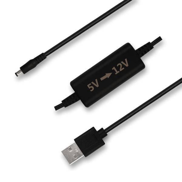Cabo Conversor de 5V para 12V com Proteção contra Sobrecarga CE RoHS