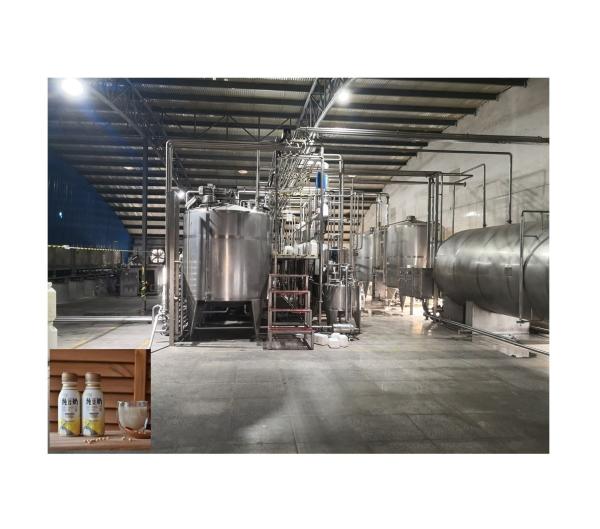 Linha de processamento de leite de soja orgânico com material de aço inoxidável 304/316L