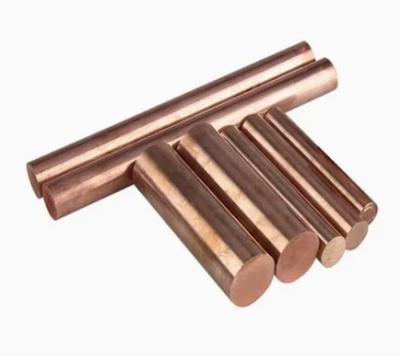 Barre d'acier cuivré 1/8'' 1/4'' 1/2'' 1/16'' 1000-6000mm Personnalisée pour la fabrication de meubles