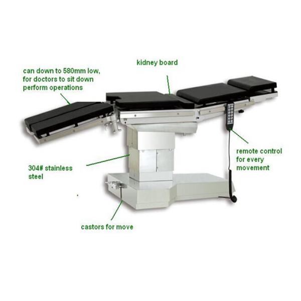 Electric Stainless Steel Surgical Table OT Bed Operating Room Tables With Hi-Low Position ALS-OT103e