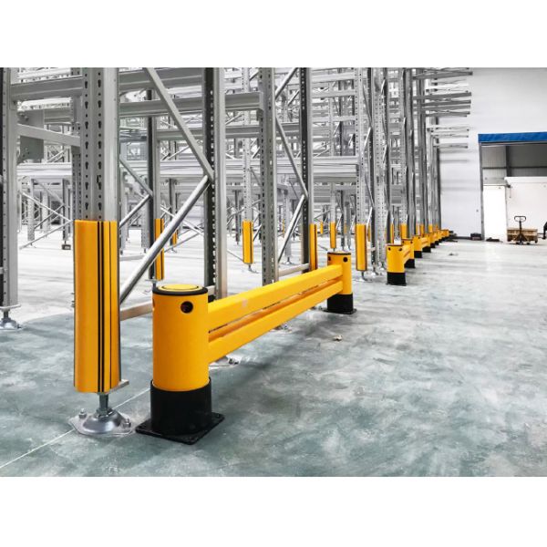 Heavy Duty Pallet Rack Protector Warehouse Pallet Rack Column Protection Flexible Plastic Guard Upright Protector