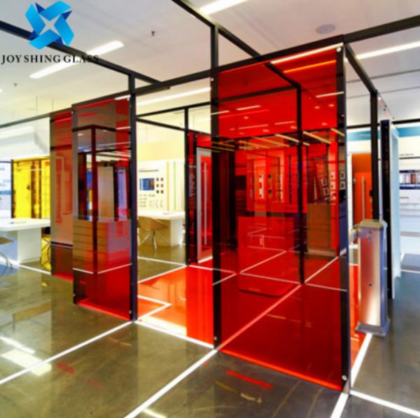 PVB coloriu o vidro laminado que constrói 0.38mm-3.04mm 10 anos de garantia