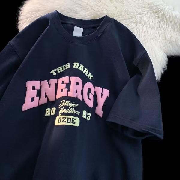 Unisex T-shirt with Custom Logo Street Style Graphic Design and Breathable Fabric