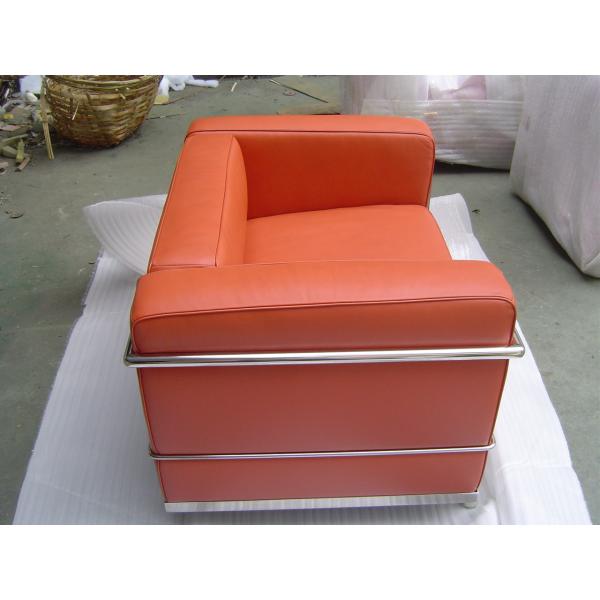 Office Leather Cushion Sofa , Sectional Sofa SGS