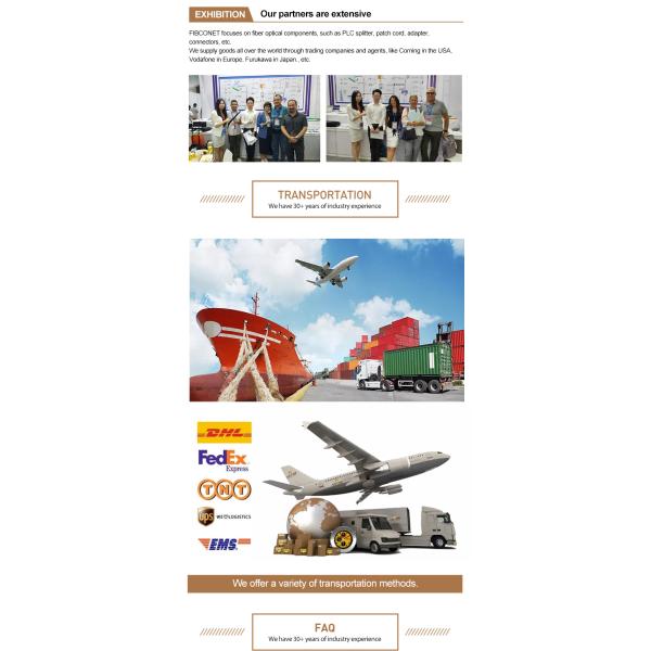 Телекоммуникационное оборудование Sc APC to Sc Upc трубка из нержавеющей стали CWDM для сети 3G