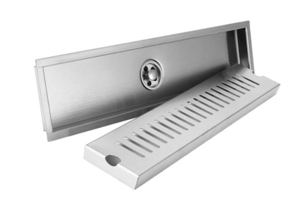 Parallel Grid Stainless Steel Drain Grate No Accumulation Dirt With Workbench
