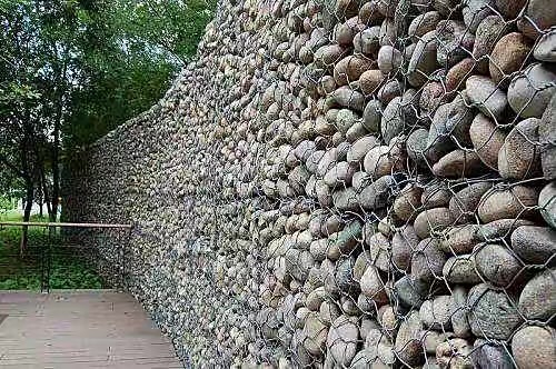 Iron 2 X 1 X 1m Pvc Coated Gabion Wire Mesh For Cages