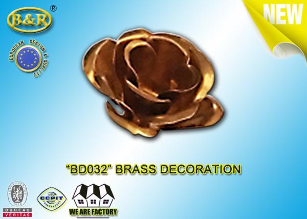 Ref No BD032 Brass Flower Tombstone Decoration Bronze Blossom Material Copper Alloy
