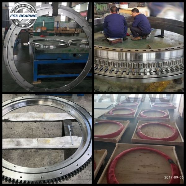 High Precision 011.16.632F External Gear Flatbed Slewing Bearing For Truck Mounted Crane ABEC-5
