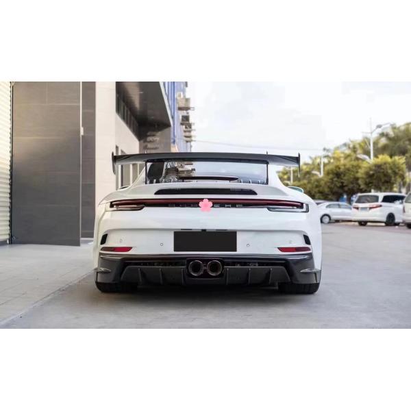 Repuestos de automóviles para Porsche 911 992 Kit de carrocería 992 Moderado estilo GT3 Fibra de carbono delanteros y traseros parachoques spoiler carcasa del capó