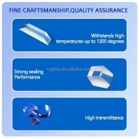 Clear Quartz Plate with Optical Prism Optical Quartz Prism Custom Cutting and Welding Processing Service