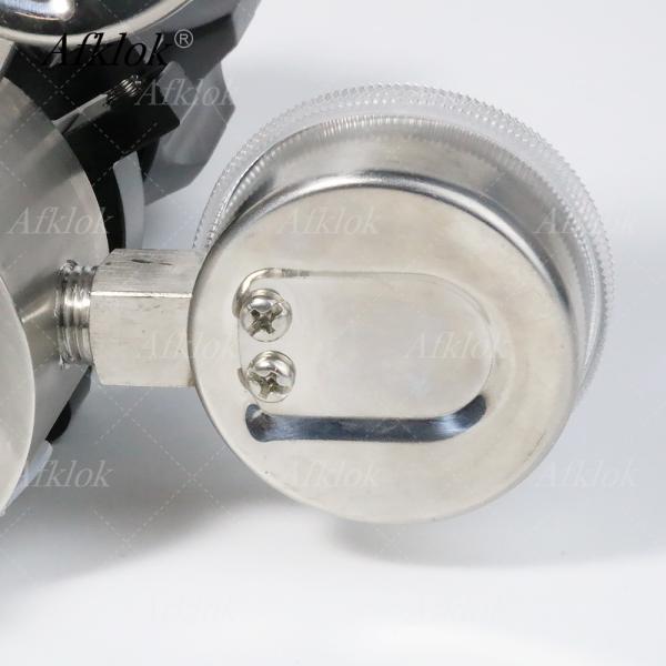 Precision Stainless Steel Regulator for Gas Pressure Control with Sliver Female Thread