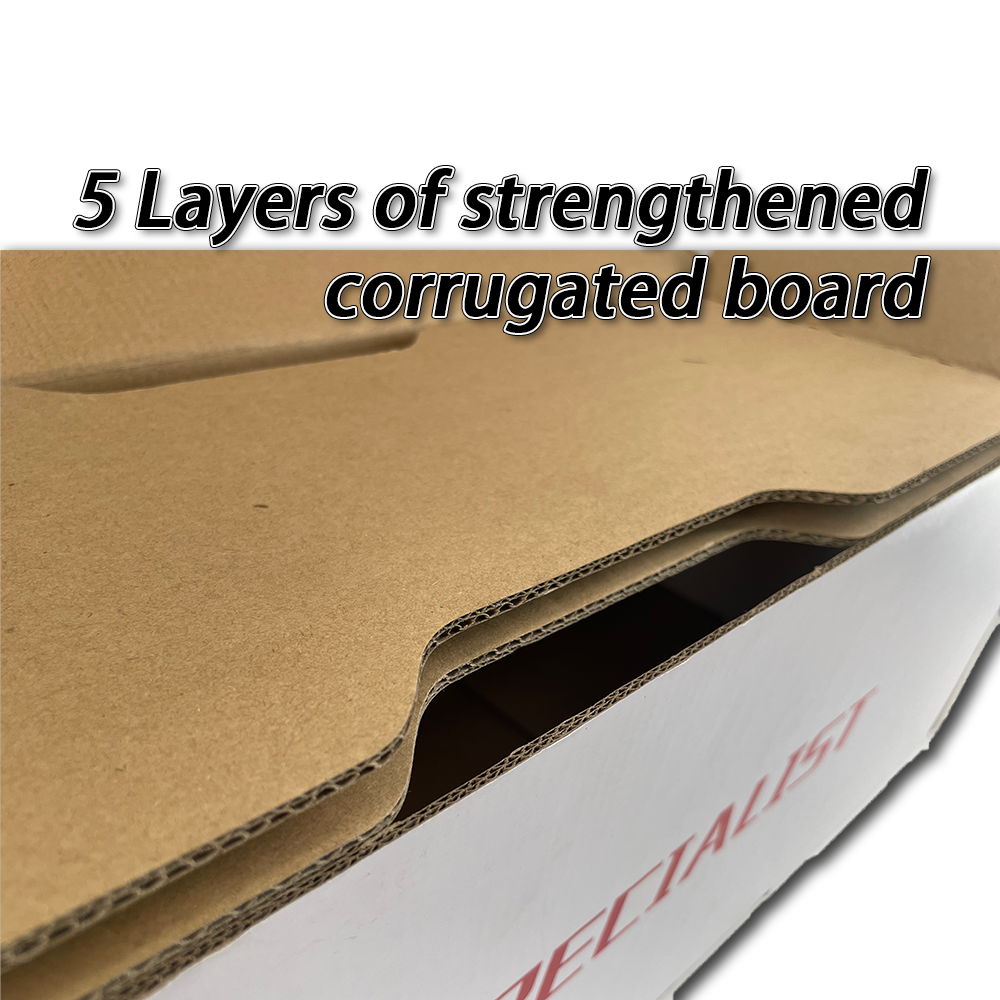 Factory Direct Auto Spare Parts Recyclable Packaging Mailer Box Custom Logo Corrugated Carton Shipping Boxes Embossing Folder