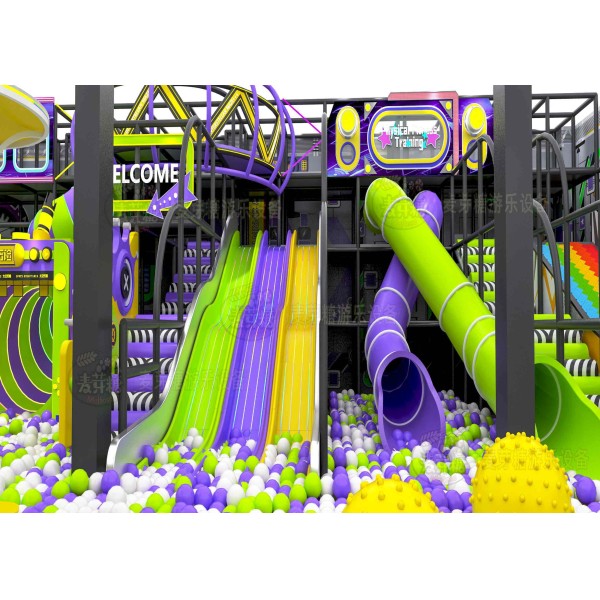 Space Adventure Kids Indoor Sports Arenas Commercial Multi Layer Integrated