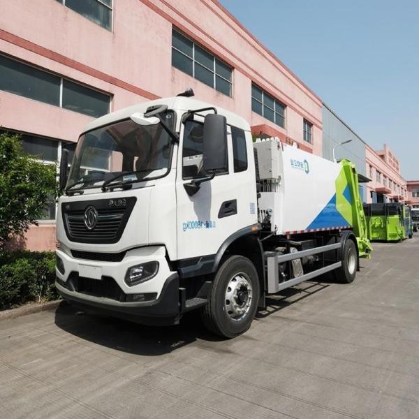 High Efficiency 18000KG Compressed Garbage Truck With EQ1180GL6DJ Chassis