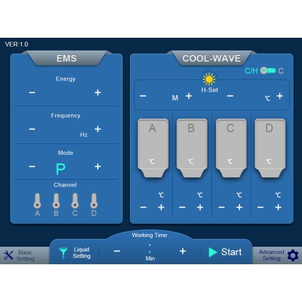 Салон красоты Euqipment машины CRYO Cryolipolysis EMS для потери Weilght с 4 ручками
