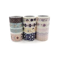 O costume faz a fita colorida de papel impressa projeto de Washi para ofícios, embeleza jornais da bala, planejadores