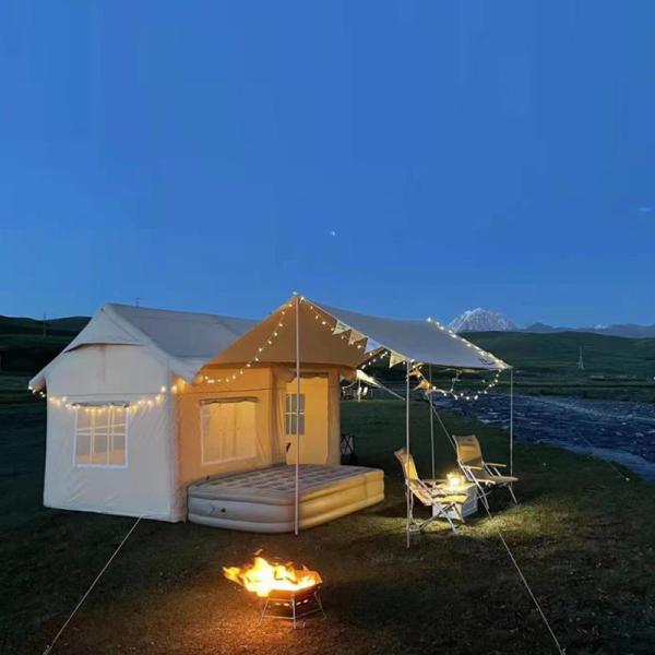 Высококачественный наружный зимней водонепроницаемый оксфордский ткань надувный кемпинговый шатер воздушный шатер