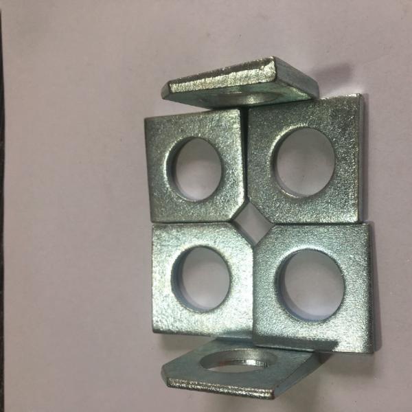 Lavadora plana retangular DIN 436 de aço carbono Lavadora quadrada galvanizada Lavadora plana