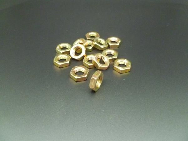 M12 DIN439 Hex thin nut YZP(Yellow Zinc Plated),Carbon steel Grade 8,DIN936